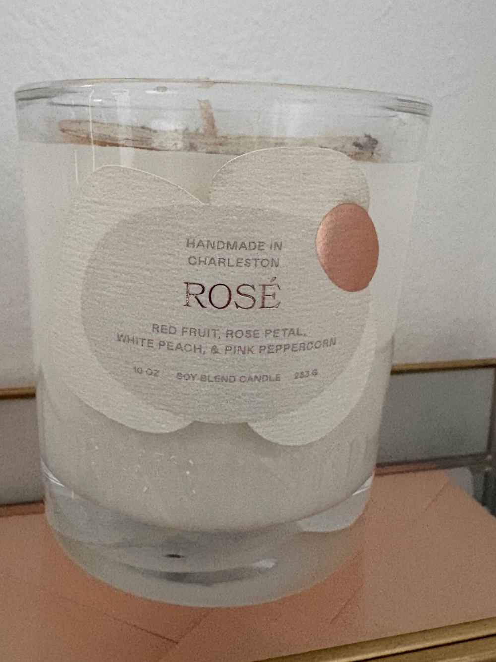Candle -Rose
